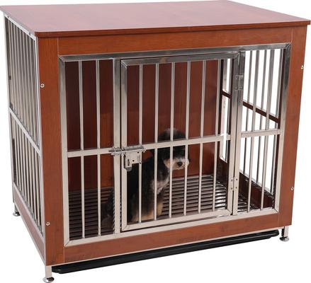 Show full view: RYPetmia Deluxe Dog Crate, Red, 41-in slide 5 of 10