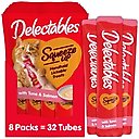 Hartz Delectables Squeeze Up Tuna & Salmon Lickable Cat Treats, 0.5-oz tube, 32 count