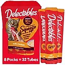 Hartz Delectables Squeeze Up Senior 10+ Chicken Grain-Free Lickable Cat Treats, 0.5-oz tube, 32 count