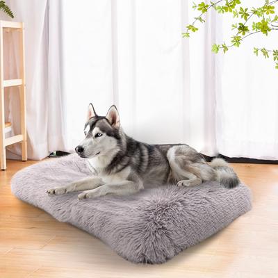 Show full view: Details Tufted Design Calming Blanket/Mat for Cats & Dogs, Ice Gray, Large slide 4 of 7