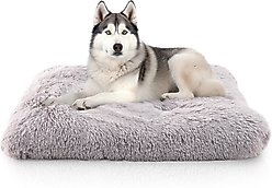Details Tufted Design Calming Blanket/Mat for Cats & Dogs, Ice Gray, Large