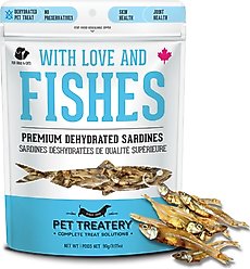The Granville Island Pet Treatery 'With Love & Fishes Dehydrated Sardine Dog & Cat Treats, 3.17-oz bag
