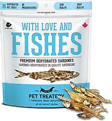 The Granville Island Pet Treatery 'With Love & Fishes Dehydrated Sardine Dog & Cat Treats, 7.41-oz bag