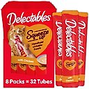 Hartz Delectables Squeeze Up Chicken Grain-Free Lickable Cat Treats, 0.5-oz tube, 32 count
