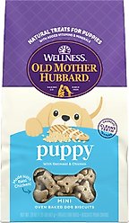 Old Mother Hubbard by Wellness Classic Puppy Natural Mini Oven-Baked Biscuits Dog Treats, 20-oz bag
