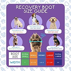 Calm Paws Recovery Dog Boot, X-Large slide 2 of 5