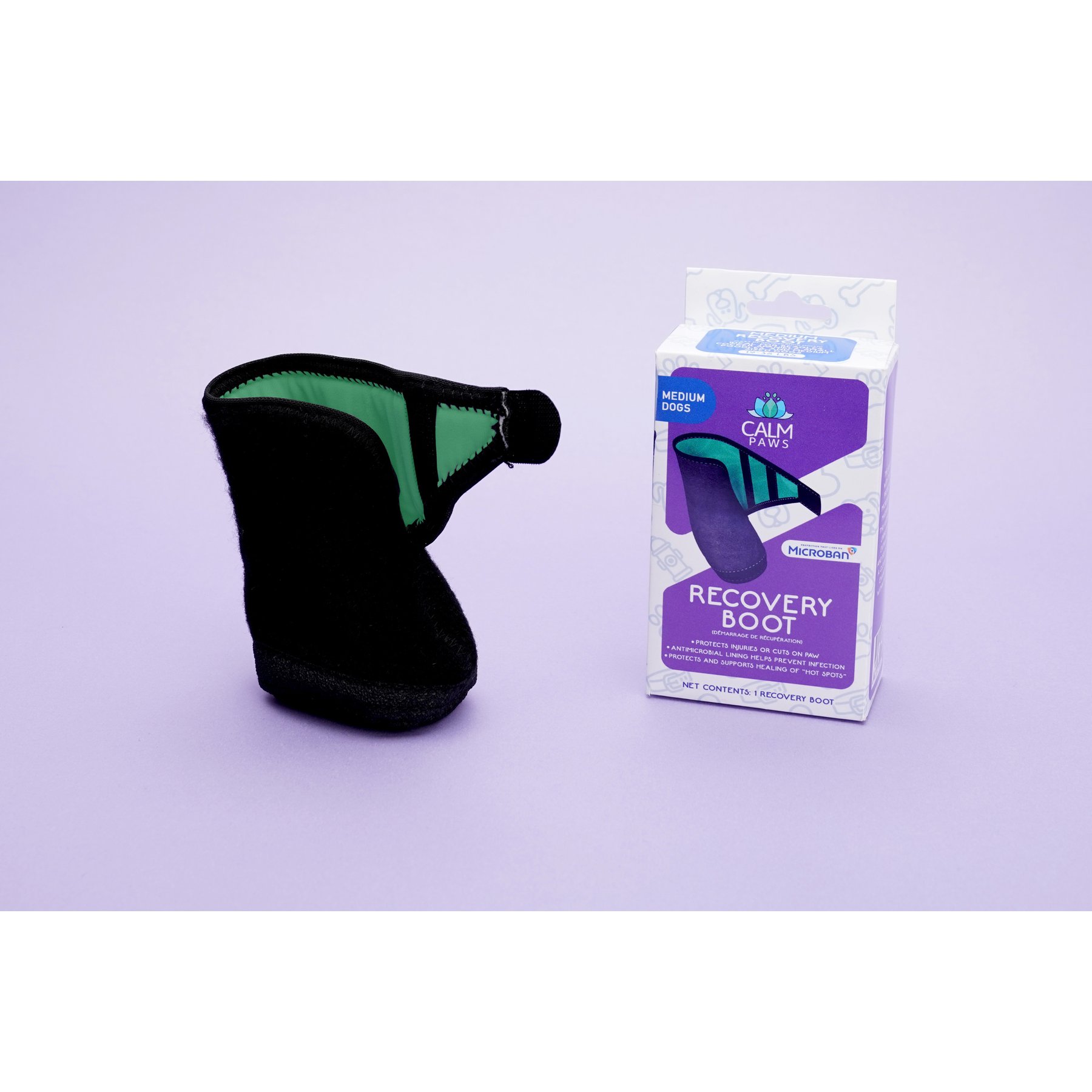 Calm Paws Recovery Dog Boot, Medium