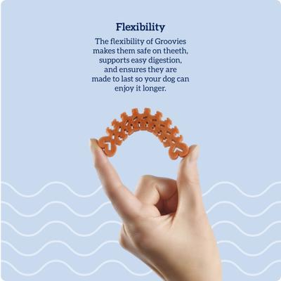 Show full view: Groovies Senior X-Large Chicken Flavor Dental Dog Chews, 4 count slide 6 of 10