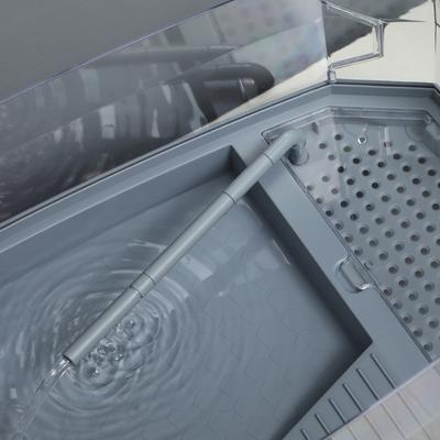 Show full view: PawHut Three-Layer Filtration & Water Circulation Turtle Habitat slide 8 of 10