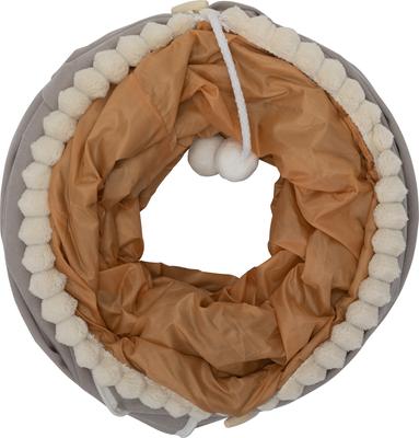 Show full view: Coziwow by Jaxpety Collapsible Cat Tunnel Bed, Grey slide 6 of 11