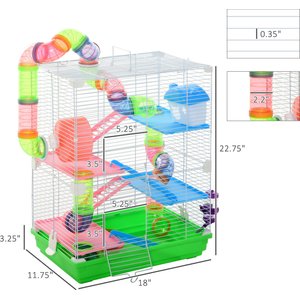 PawHut 5-Tier Wire Hamster Cage