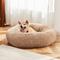 Show in main carousel: MeWang Calming Donut Cuddler Bolster Pet Bed, Brown, 24-in slide 2 of 9