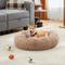 Show in main carousel: MeWang Calming Donut Cuddler Bolster Pet Bed, Brown, 24-in slide 4 of 9