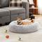 Show in main carousel: MeWang Calming Donut Cuddler Bolster Pet Bed, Gray, 36-in slide 6 of 10