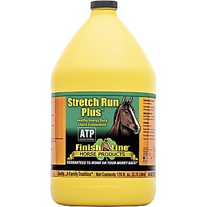 Finish Line Stretch Run Plus Endurance & Recovery Liquid Horse Supplement, 128-fl oz bottle