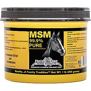 Finish Line MSM Joint Support Powder Horse Supplement, 1-lb tub