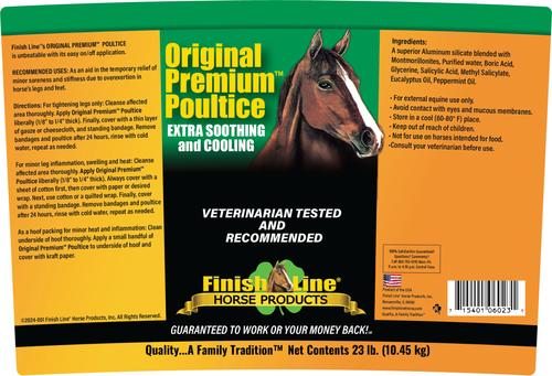 Show full view: Finish Line Original Premium Sore Muscle & Joint Pain Relief Horse Poultice, 23-lb tub slide 2 of 3