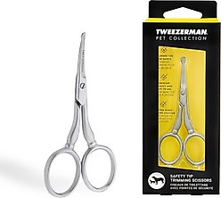 Tweezerman Stainless Steel Dog & Cat Safety Tip Trimming Scissors