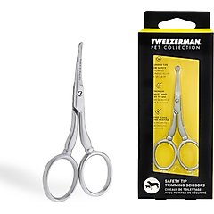 Tweezerman Stainless Steel Dog & Cat Safety Tip Trimming Scissors