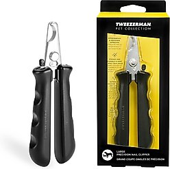 Tweezerman Professional Trimmer Stainless Steel Cat & Dog Nail Clippers, Large