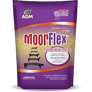 ADM MoorMan's ShowTec MoorFlex Swine, Goat, Sheep, & Cattle Powder Supplement, 3.75-lb bag