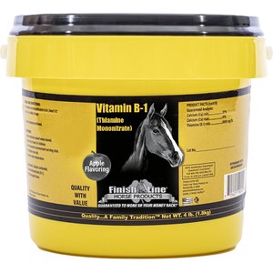 Finish Line Vitamin B1 Blend Muscle & Nerve Care Powder Horse Supplement, 4-lb tub