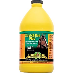 Finish Line Stretch Run Plus Endurance & Recovery Liquid Horse Supplement, 64-fl oz bottle