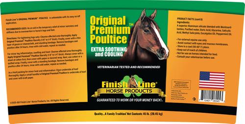Show full view: Finish Line Original Premium Sore Muscle & Joint Pain Relief Horse Poultice, 45-lb tub slide 2 of 2