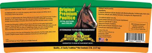 Show full view: Finish Line Original Premium Sore Muscle & Joint Pain Relief Horse Poultice, 5-lb tub slide 2 of 2