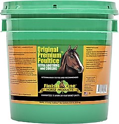 Finish Line Original Premium Sore Muscle & Joint Pain Relief Horse Poultice, 12.9-lb tub