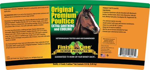 Show full view: Finish Line Original Premium Sore Muscle & Joint Pain Relief Horse Poultice, 12.9-lb tub slide 2 of 2
