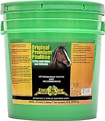 Finish Line Original Premium Sore Muscle & Joint Pain Relief Horse Poultice, 23-lb tub