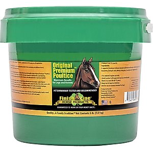 Finish Line Original Premium Sore Muscle & Joint Pain Relief Horse Poultice, 5-lb tub