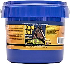 Finish Line Kool Out Sore Muscle & Joint Pain Relief Horse Poultice, 5-lb tub