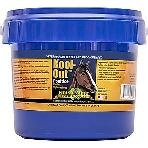 Finish Line Kool Out Sore Muscle & Joint Pain Relief Horse Poultice, 5-lb tub