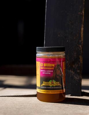 Show full view: Finish Line EZ Willow Gel Liniment Supplement for Horses, 32-oz jar slide 3 of 3