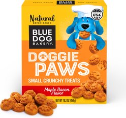 Blue Dog Bakery Doggie Paws Maple Bacon Dog Treats, 16.2-oz box