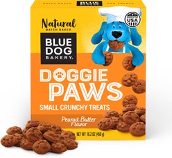 Blue Dog Bakery Doggie Paws Peanut Butter Dog Treats, 16.2-oz box