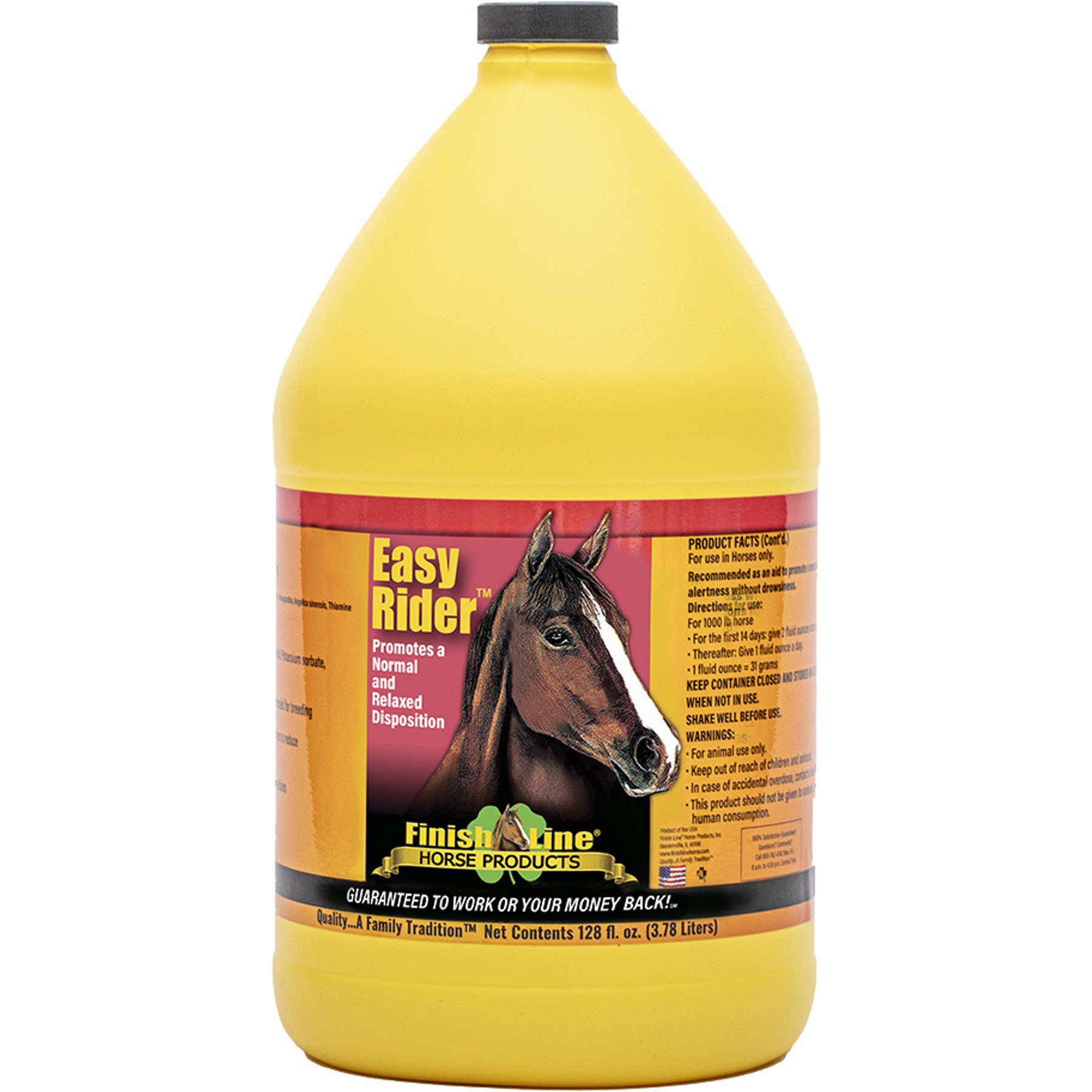 Finish Line Easy Rider Horse Supplement, 128-fl oz bottle