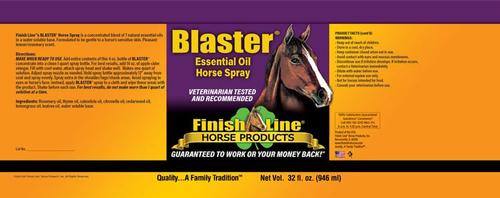 Show full view: Finish Line Blaster Essential Oil Horse Skin Care Spray, 1-qt bottle slide 2 of 4