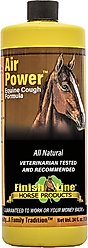 Finish Line Air Power Cough Relief Respiratory Liquid Horse Supplement, 34-fl oz bottle