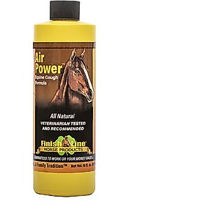 Finish Line Air Power Cough Relief Respiratory Liquid Horse Supplement, 16-fl oz bottle