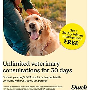 Ancestry Breed Identification & Genetic Health Screening DNA Test Kit for Dogs