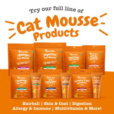 Show full view: Zesty Paws Urinary Mousse Chicken Flavored Lickable Kidney Supplement for Cats, 14 count slide 6 of 7