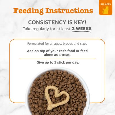 Show full view: Zesty Paws Digestion Gut Health Chicken Mousse Lickable Squeeze Supplement for Cats, 18 count slide 5 of 11