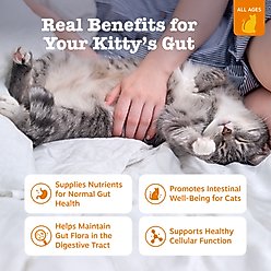 Zesty Paws Digestion Gut Health Chicken Mousse Lickable Squeeze Supplement for Cats, 18 count slide 2 of 9
