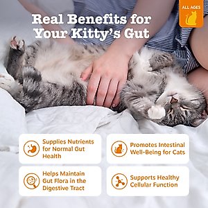 Zesty Paws Digestion Gut Health Chicken Mousse Lickable Squeeze Supplement for Cats, 18 count