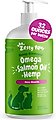 Zesty Paws Hemp Elements Omega + Salmon Oil + Hemp Liquid Skin & Coat Supplement for Dogs & Cats, 32-fl oz...