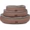 Show in main carousel: Carolina Pet Microfiber & Tipped Berber Comfy Cup Bolster Dog Bed with Removable Cover, Chocolate, Large slide 7 of 10