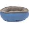 Show in main carousel: Carolina Pet Microfiber & Tipped Berber Comfy Cup Bolster Dog Bed with Removable Cover, Blue, Medium slide 3 of 10